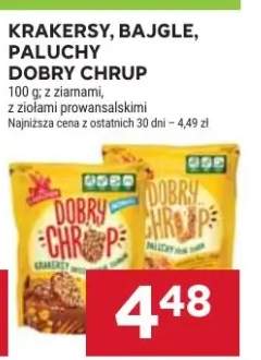 Krakersy, bajgle, paluchy Dobry Chrup