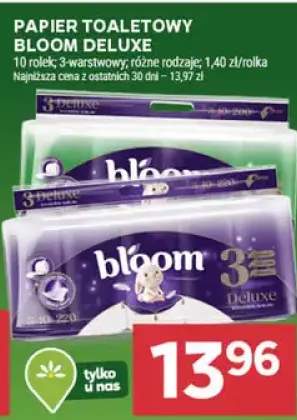 Papier toaletowy bloom deluxe 3-warstwowy