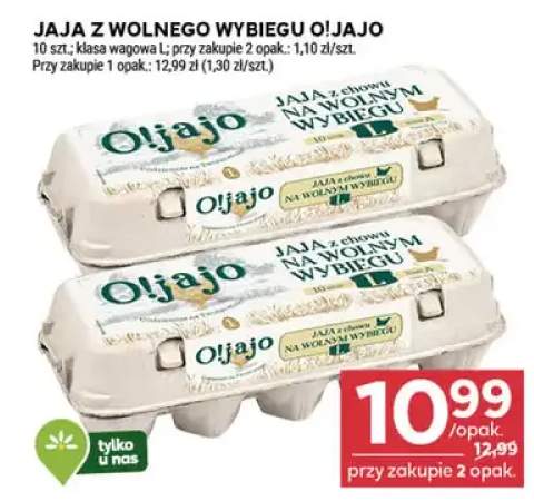 Jaja z wolnego wybiegu Oliajo