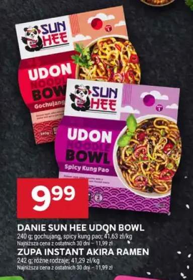 Danie udon bowl gochujang, spicy kung pao