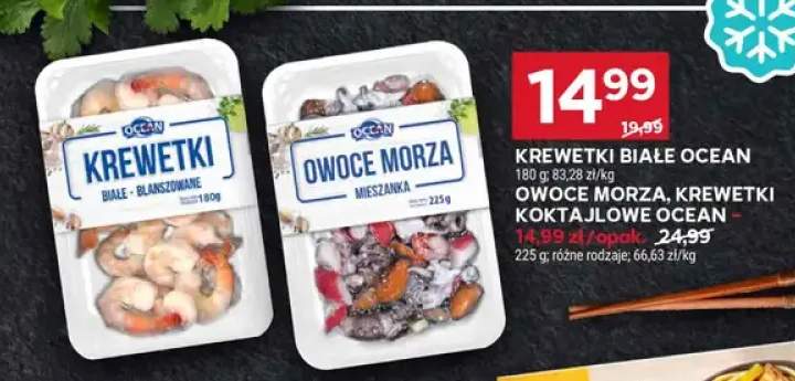 Krewetki białe Ocean