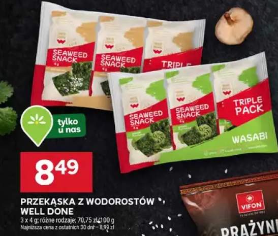 Przekąska z wodorostów Well Done