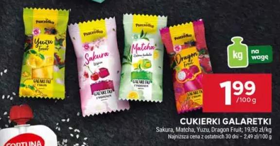 Cukierki galaretki Yuzu Fruit