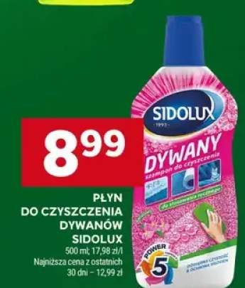 Płyn do czyszczenia dywanów Sidolux