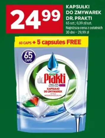 Kapsułki do zmywarek