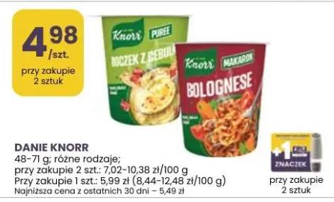 Danie knorr różne rodzaje