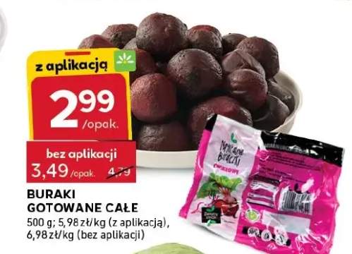 Buraki gotowane całe