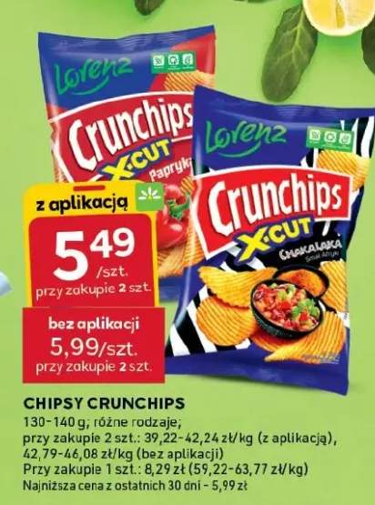 Chipsy Crunchips różne rodzaje