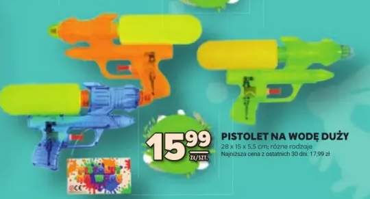 Pistolet na wodę duży