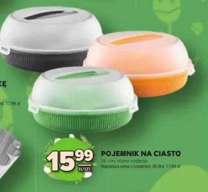 Pojemnik na ciasto 26cm różne rodzaje