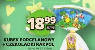 Kubek porcelanowy + czekoladki