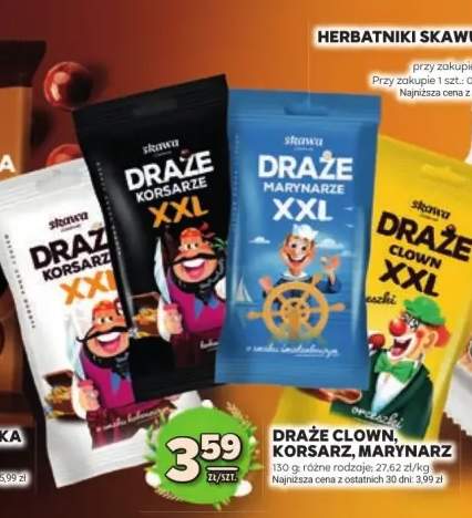 Draże clown, korsarz, marynarz