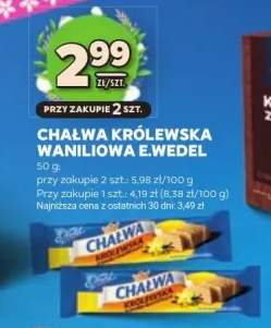 Chałwa królewska waniliowa