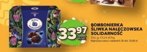 Bombonierka śliwka nałęczowska solidarność