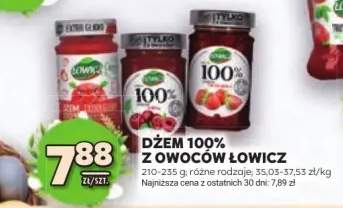 Dżem 100% z owoców