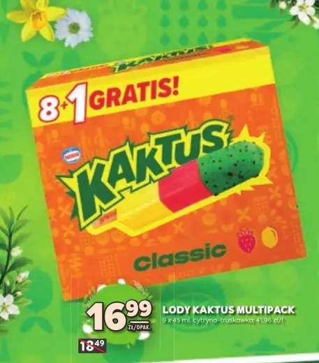 Lody Kaktus multipack classic