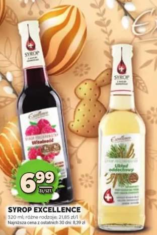 Syrop Excellence różne rodzaje