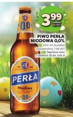 Piwo Perła Miodowa 0.0%
