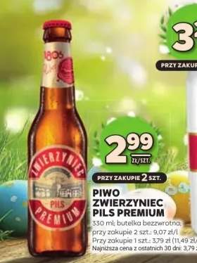 Piwo Zwierzyniec Pils Premium