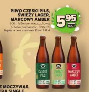 Piwo czeski pils, świeży lager, marcowy amber