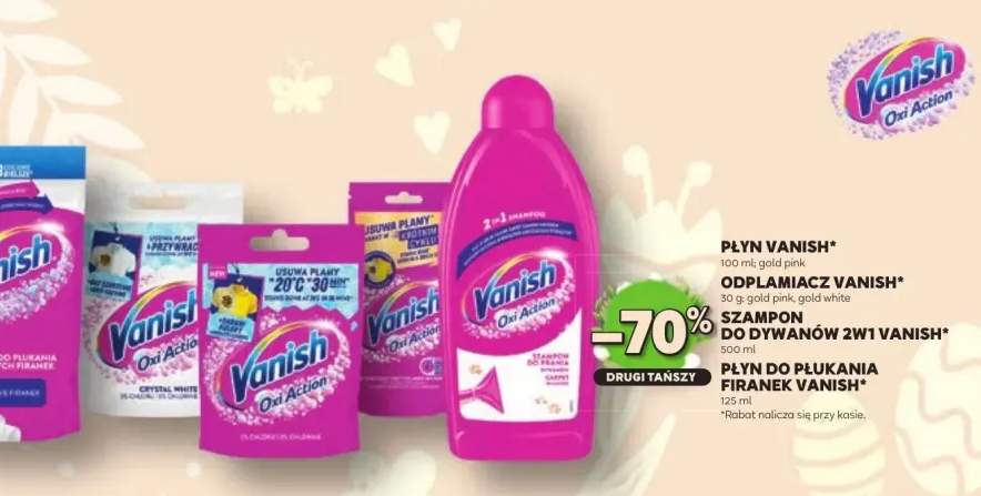 Szampon do dywanów 2w1 Vanish