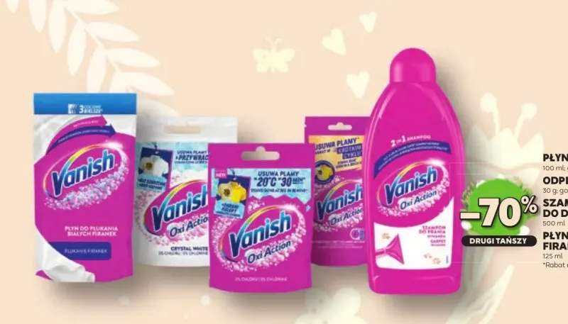 Szampon do dywanów 2w1 Vanish