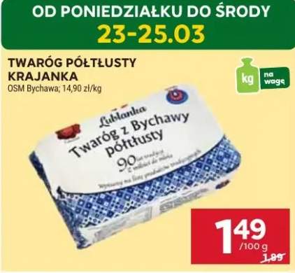 Twaróg półtłusty krajanka