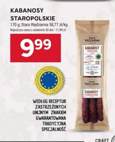 Kabanosy staropolskie