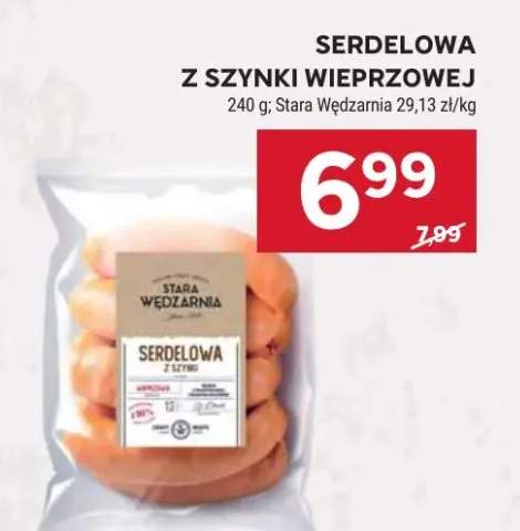 Serdelowa z szynki wieprzowej