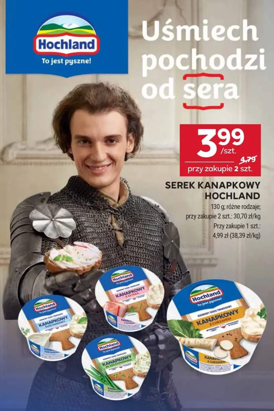 Serek kanapkowy różne rodzaje