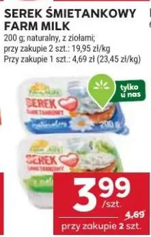 Serek śmietankowy farm milk