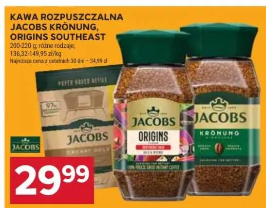 Kawa rozpuszczalna Jacobs Krönung, Origins Southeast