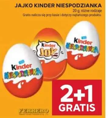 Jajko Kinder niespodzianka