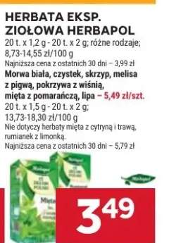 Herbata eksp. ziołowa Herbapol