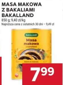 Masa makowa z bakaliami Bakalland