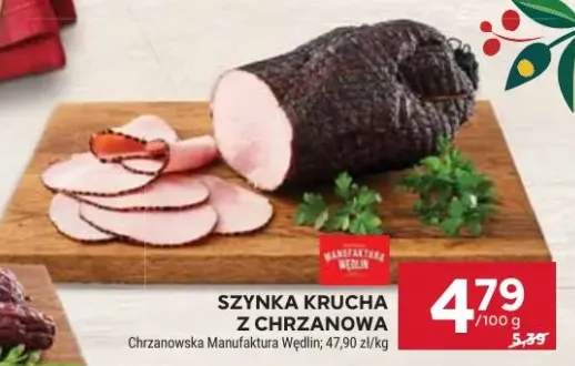 Szynka krucha z chrzanowa