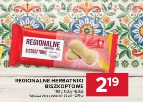 Herbatniki regionalne biszkoptowe