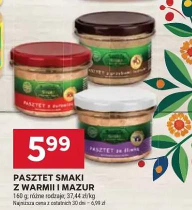 Pasztet smaki z warmii i mazur