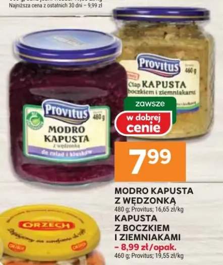 Modro kapusta z wędzonką