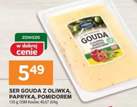 Ser z oliwką, papryką, pomidorem