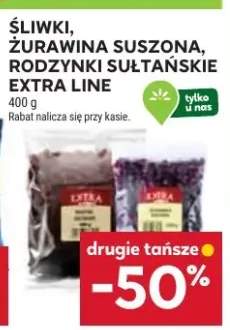 Śliwki, żurawina suszona, rodzynki sułtańskie Extra Line