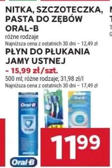 Nitka, szczoteczka, pasta do zębów Oral-B