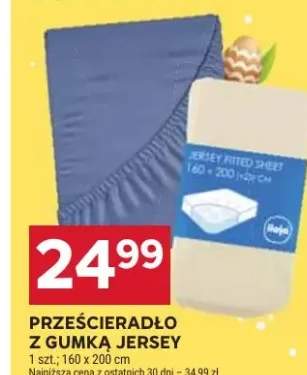 Prześcieradło z gumką Jersey