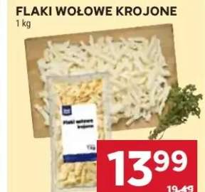 Flaki wołowe krojone