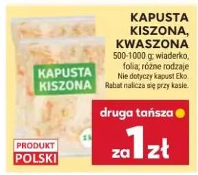 Kapusta kiszona, kwaszona