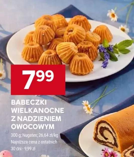 Babeczki wielkanocne z nadzieniem owocowym