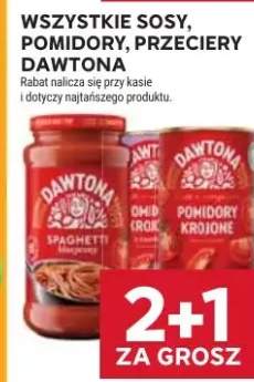 Sosy pomidory przeciery