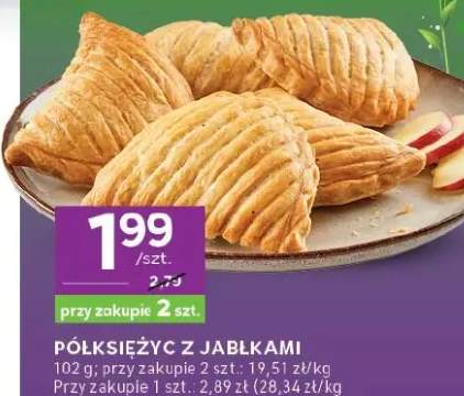 Półksiężyc z jabłkami