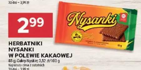 Herbatniki nysanki w polewie kakaowej