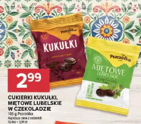 Cukierki kukulki, miętowe lubelskie w czekoladzie